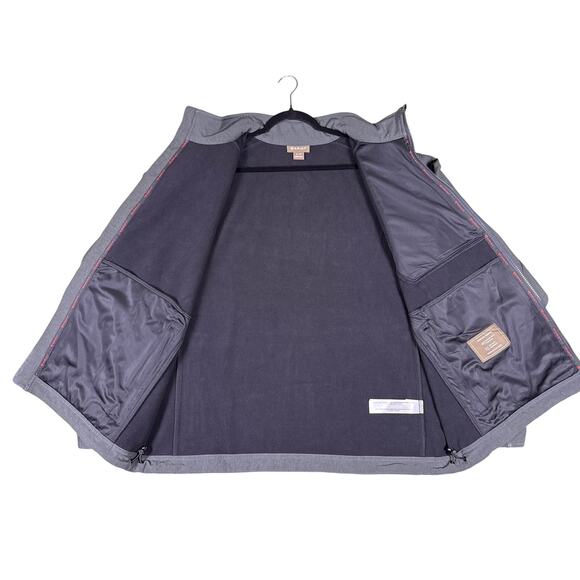 Ariat Logo 2.0 Softshell Jacket Mens Extral Large XL Grey American Flag 10041618 - Picture 5 of 12